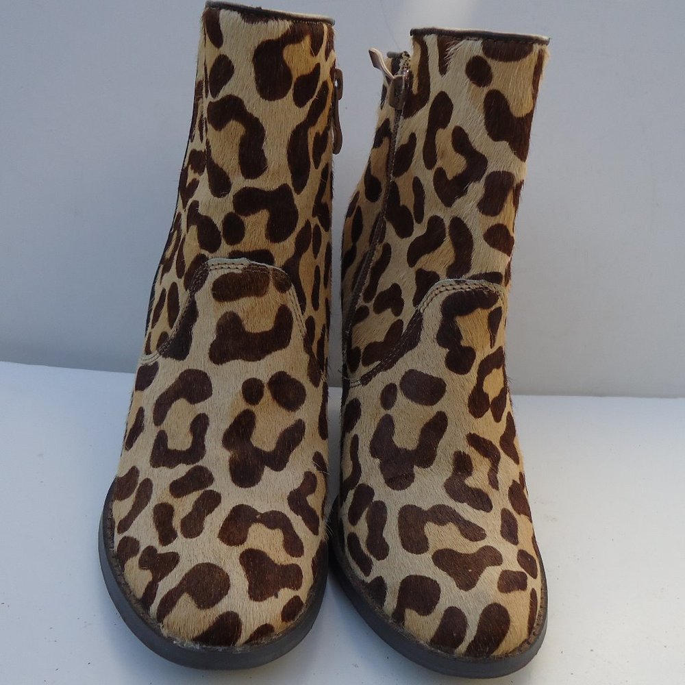Size 7. Very Volatile Leopard Print Booties. - image 2